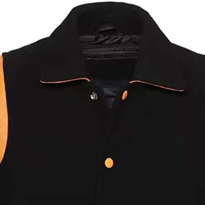 เสื้อแจ็คเก็ตเบสบอลแบบมีลายปักสไตล์อนิเมะสำหรับผู้ชาย  แจ็คเก็ตวาร์ซิตี้แบบสั่งทำพิเศษคุณภาพสูงสำหรับผู้ชาย - Product Image 3