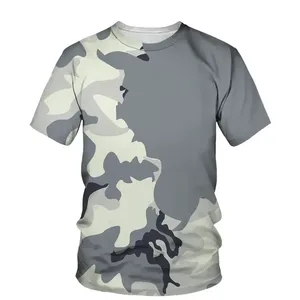เสื้อยืดผู้ชายแบบซับลิเมชั่นด้านหน้า ผ้าฝ้ายฟลีซ 100% น้ำหนัก 300 กรัม ระบายอากาศได้ดี คุณภาพพรีเมียม รับผลิตแบบ OEM/ODM ขายส่ง - Product Image 1