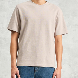 Fabricantes de Camisetas OEM, Camisetas Personalizadas de Algodón 100% para Hombre, Manga Corta, Cuello Redondo, Casuales, Transpirables, de Secado Rápido, Corte Regular, para Fitness - Product Image 4