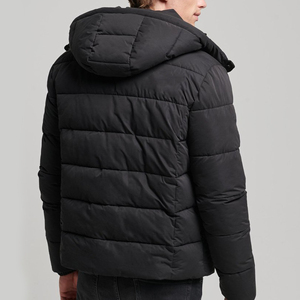 Chaqueta de burbujas para hombre, estilo urbano, talla grande, con cremallera, a prueba de viento, cálida para invierno, servicio OEM personalizado, nueva. - Product Image 2