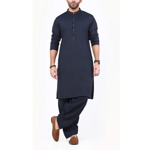 Tenue traditionnelle masculine en coton Shalwar Kameez, respirante, légère et confortable, pour les occasions décontractées, le bureau et la prière. - Product Image 1