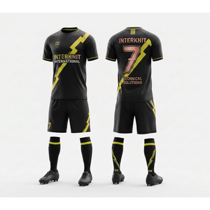 Tenues de football professionnelles, uniformes de football personnalisés, maillots d'équipe imprimés par sublimation, ensemble d'uniformes d'équipe de football - Product Image 1