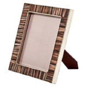 Handcrafted White Bone Inlay Picture <b>Frame</b> Scalloped Edge Decorative Photo <b>Frame</b> Tabletop Gallery Art Display Home Decoration - Product Image 3