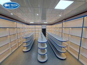 Customization Luxury End Cap <b>Display</b> / End Gondola Light Duty Metal Vietnam <b>Display</b> Rack 3-5 Tiers Backless Quick Installation - Product Image 1