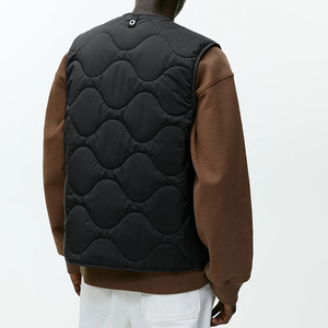 Custom OEM <b>Men</b> Hooded Puffer Vest High Collar <b>Thermal</b> Heat Retention Bodywarmer - Product Image 3