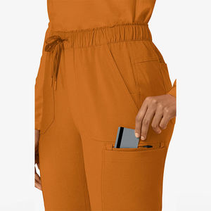 Hospital Uniforms Nursing <b>Scrub</b> Uniform Short Sleeve Elasticity Tops Pants Uniforms Women <b>Nurse</b> <b>Scrubs</b> Sets Wholesale - Product Image 5