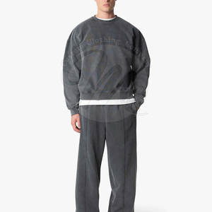 Prix de gros direct usine – Sweat-shirt délavé à l'acide pour hommes, faible MOQ, meilleur prix, idéal pour la vente en ligne - Product Image 4
