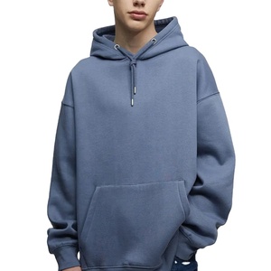 Sweat à capuche classique de haute qualité pour hommes à la mode à la mode en polaire lourde surdimensionnée respirante sweat à capuche d'hiver - Product Image 4