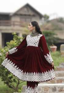 Vestido de novia afgano de estilo étnico, vestido de novia afgano hecho a mano, vestido afgano Kuchi al mejor precio - Product Image 6