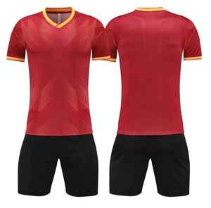 Maillot de football rétro en gros, kit complet d'uniforme de football OEM France, tenue de sport respirante - Product Image 1