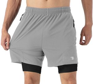 Custom Logo Sporty Breathable Quick Dry 5 Inch Dark Green Gym <b>Shorts</b> with Side Zipper and <b>Pockets</b> for Basketball Training - Product Image 3