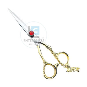 Vente en ligne de ciseaux de barbier en acier inoxydable fabriqués au Pakistan, durables, pour droitiers, manche moyen, haute qualité - Product Image 5