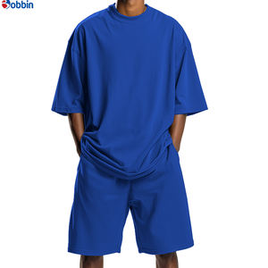 Conjunto Cómodo Unisex, Camiseta Holgada y Pantalones Cortos para Hombre, Nueva Colección de Verano, Conjunto Deportivo Personalizado para Hombre, Transpirable - Product Image 3