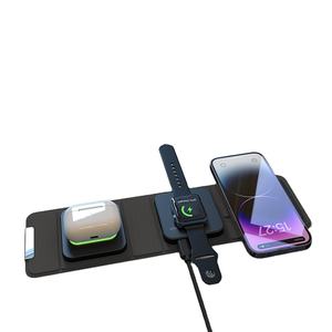 3 in 1 Multi-function 8W Output <b>Travel</b> <b>Adapter</b> with Phone Watch Earphone Functions and Holder - Product Image 1