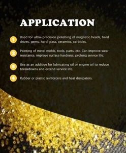 Polvo de diamante sintético de alta pureza Abrasivo industrial de confianza de grano 40-200 para pulir y moler - Product Image 2