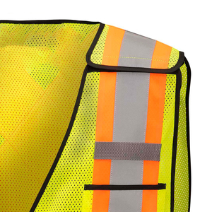 เสื้อกั๊กนิรภัยพร้อมโลโก้บนเสื้อกั๊กผ้าคุณภาพสูง ขายส่ง ราคาถูก สะท้อนแสงได้ดี ดีไซน์ใหม่ เสื้อกั๊กทำงานเพื่อความปลอดภัย - Product Image 5