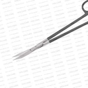 Tijeras Facelift Davis de 18 cm, Tijeras Quirúrgicas Curvas Serradas Supercut para Rhytidectomía y Despliegue de Flap Cutáneo de Vaslcare - Product Image 3