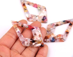Resin Earrings Durable Stylish Design <b>Crystal</b> Fashion Accessories for Party Wear New Trendy Handmade - Product Image 1