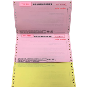 กระดาษคาร์บอนเลสแบบต่อเนื่อง พรีเมียม OEM แบบกำหนดเอง พร้อมโลโก้ตามสั่ง ขนาด A3/A4 สำหรับงานบัญชี การออกใบแจ้งหนี้ และการจัดการโลจิสติกส์ - Product Image 3