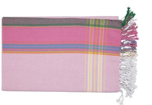 Serviette Kikoy en coton tissé de couleur unie à séchage rapide Rudra Apparel, modèle 011, pour usage domestique - Product Image 2