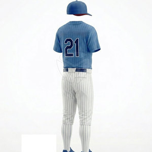 Ensemble d'uniformes de baseball fiables pour hommes, tissu doux, design respirant, idéal pour l'entraînement, les matchs, les clubs et les activités sportives d'équipe - Product Image 2