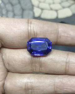 Tanzanite bleu royal de 21,77 carats, taille brillant, couleur de luxe, zoïsite naturelle, pierre précieuse en vrac avec loupe, qualité impeccable - Product Image 5