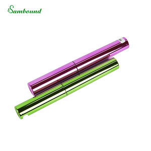 Emballage en métal pour mascara en gros avec brosses en acier filetées, coques en aluminium colorées, étuis pour flacons de liquide d'extension de cils - Product Image 2