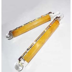 Venta al por Mayor de Cristales Curativos de Ágata Amarilla Aventurina en Barra, Productos de Cristal Curativo de Excelente Calidad - Product Image 3