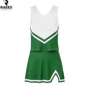Nouveaux uniformes de cheerleading pour filles de qualité supérieure, 100% polyester 220g, impression numérique, couleur/taille personnalisée - Product Image 2