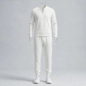 2026 Wholesale Summer Men's Casual Shorts <b>Set</b> Plain Color Solid 100% Cotton Jersey Quick Dry Knitted Customized Logo <b>Twin</b> <b>Set</b> - Product Image 2