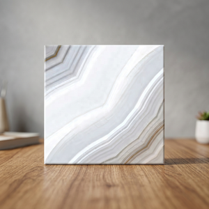 Carreaux de céramique polis brillants 24x24 pour intérieur, prix abordable, assortiment Book Match 60x60, porcelaine 600x600 pour revêtement de sol domestique - Product Image 1