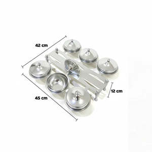Ensemble de bols à dattes et fruits secs de qualité supérieure, collection Ramadan, vaisselle de luxe pour l'Aïd, décorations pour la table, friandises du Ramadan - Product Image 2