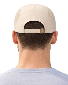 Men Beige Mesh Panel Sports Cap Breathable Lightweight Adjustable Summer Running Training Outdoor Baseball Hat For Men Use - Product Image 2
