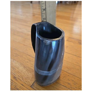 Mug à boire en corne naturelle, fait main, style viking, tasse à bière en corne d'animal polie, vaisselle en corne pour fête, mariage, cadeau - Product Image 6