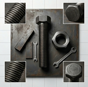 Éléments de fixation industriels robustes, écrous et boulons haute résistance pour les machines de construction, l'ingénierie et les applications structurelles - Product Image 2