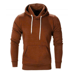 Sweat-shirt à capuche pour homme, en tricot d'hiver, fermeture éclair sur le devant, tissu respirant et écologique, coupe classique, manches longues, impression de logo personnalisée - Product Image 5