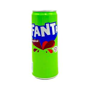 Boisson gazeuse Fanta aux saveurs exotiques, canettes fines de 250 ml, pack de 24, boisson rafraîchissante aux fruits, vente en gros - Product Image 2