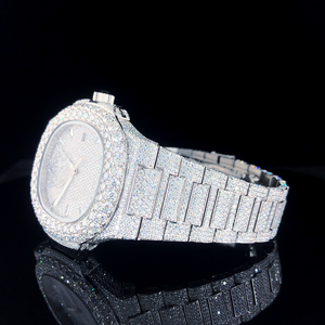 นาฬิกาข้อมือสแตนเลส ETA ระบบอัตโนมัติ ดีไซน์คลาสสิก ฮิปฮอป สำหรับทุกเพศ ผลิตด้วยมือ งานศิลปะเครื่องประดับความงามสุดหรู รุ่นลิมิเต็ดอิดิชั่น - Product Image 2