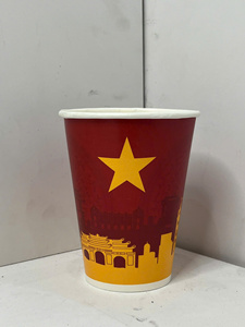Gobelets en papier kraft double paroi biodégradables de qualité alimentaire, imprimés flexo avec logo personnalisé, écologiques, jetables, pour boissons, transport aérien et maritime - Product Image 5