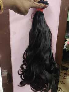 Extensions de cheveux humains indiens vierges Remy 12A ondulés double trame de 20 pouces, sans perte ni emmêlement, doux, brillants et de haute qualité - Product Image 3