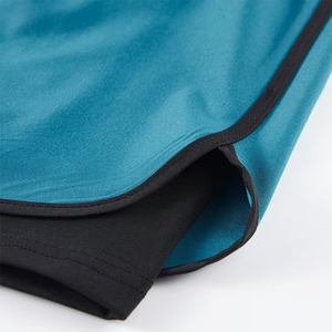 Hot Sale Double <b>Layer</b> Fitness Short 2 in1 5 Inch Inseam Elastic Waste Nylon Polyester Streetwear Sportswear Men Short - Product Image 6