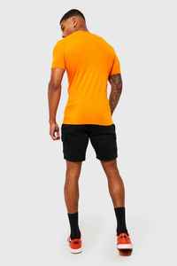 Men's <b>Black</b> <b>Board</b> Shorts With Elastic Waist Pockets Quick Dry Casual Short Pants Mid Rise Customized Shorts OEM Sialkot Made - Product Image 3