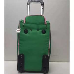 กระเป๋าล้อลาก ALPHA KAPA ALPHA สำหรับชมรมนักศึกษา กระเป๋าล้อลากแบบกรีก สีเขียวและชมพู พร้อมขั้นต่ำในการสั่งซื้อน้อย - Product Image 5