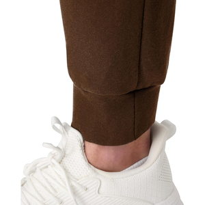 Men's Straight <b>Trousers</b> Brown Canvas Sweatpants Elastic Waist Drawstring Casual Joggers Side Pockets Midweight Woven <b>Summer</b> - Product Image 4