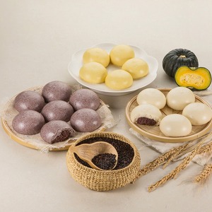 [MILWON] Colección de Comida Coreana para Tiendas: Snack de Frijol Rojo, Panecillo Coreano al Vapor de Trigo 500g, Producto para Mostrador de Cafetería - Product Image 4