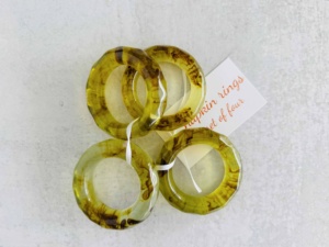 Modern Resin Napkin Rings Ring Shape 4.5cm Durable <b>Table</b> Decoration Party Use - Product Image 6