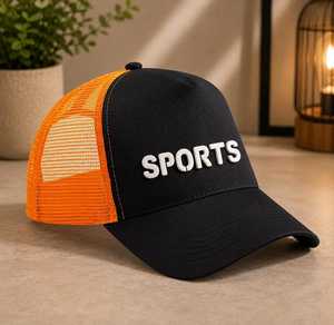 Gorra Trucker de 6 Paneles Ajustable para Mujer, con Estampado 'Mum Happy Birthday' y Malla Negra y Rosa, Casual, Primavera Verano - Product Image 5