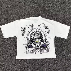 T-shirt pour homme à manches courtes, col rond, style streetwear, avec impression graphique au dos, coupe classique, tissu jersey 100% coton - Product Image 4