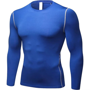 Maillot de football de compression pour hommes, équipement de protection rembourré, respirant, séchage rapide, vêtements de sport d'entraînement, haut de gamme pour jeunes garçons, protection rembourrée - Product Image 1