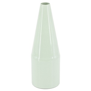 แจกันเหล็กทรงเรขาคณิตสไตล์สแกนดิเนเวียน สีเขียว ทรงเรียวเล็ก สำหรับตกแต่งโต๊ะทำงาน ห้องนั่งเล่น และห้องตกแต่งสไตล์สวยงาม - Product Image 1